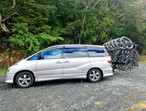 Car with bikes